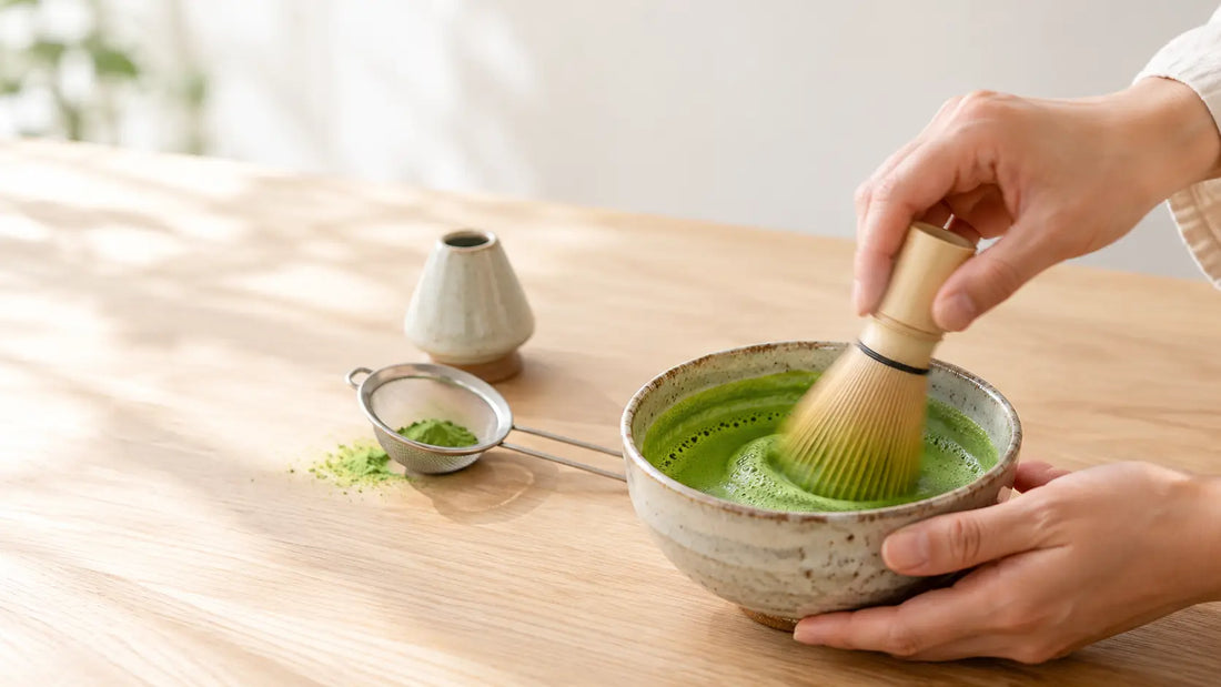 How to Whisk Matcha With a Chasen
